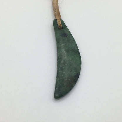 Medium Tooth Pounamu Pendant