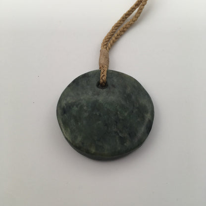 Disc Pounamu Pendant