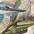 Kōtare pair (Sacred Kingfishers) Block Drawing
