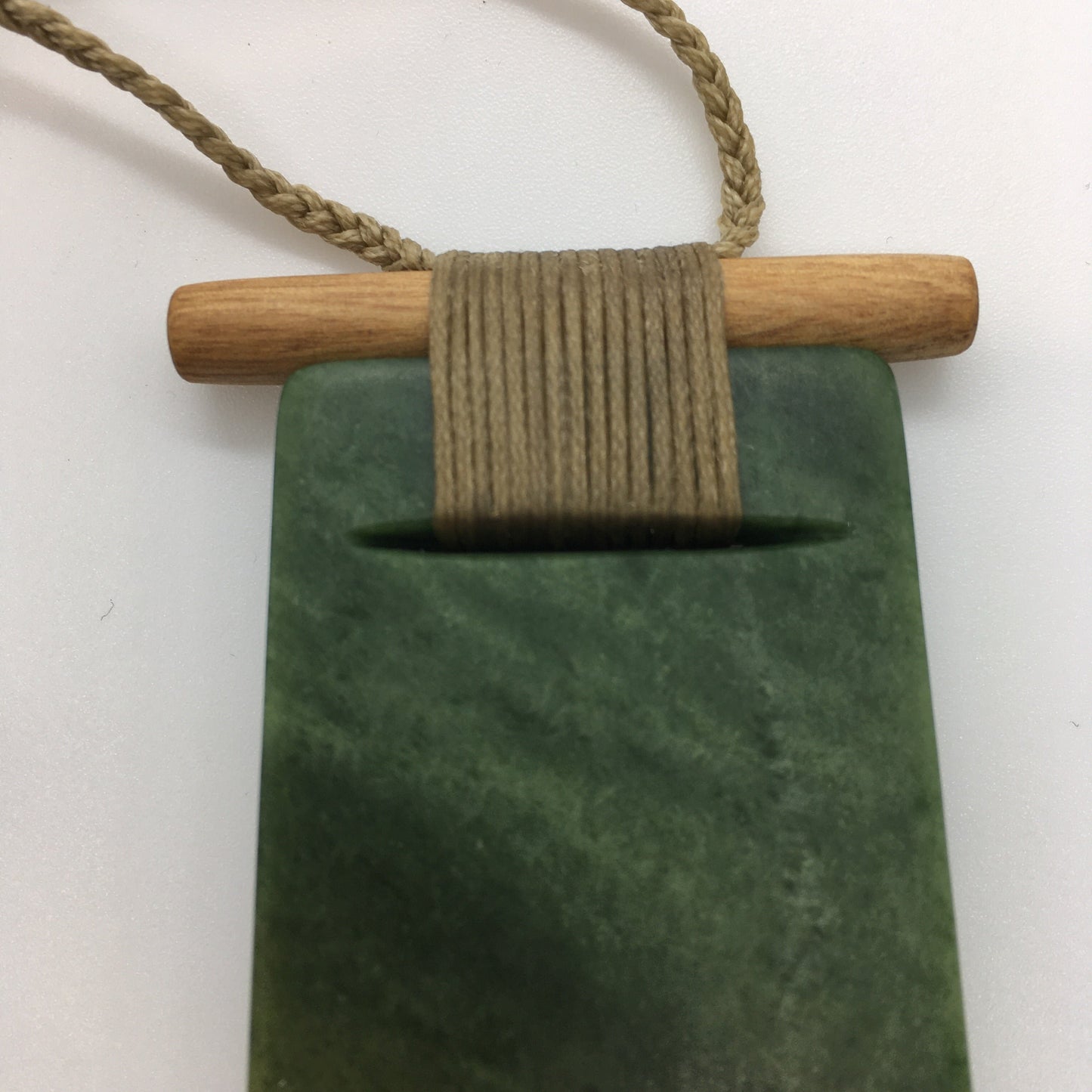 Scandinesian Toki Pendant with Raukaraka Pounamu