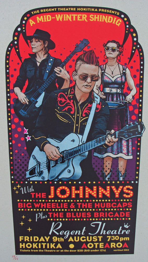 Gig Posters - Hand pulled Serigraph