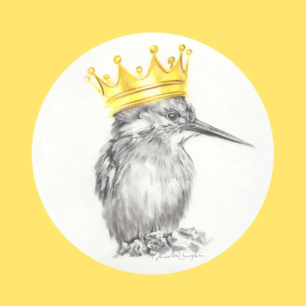 Kingfisher Gold Print