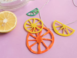 Life Never Gave you Lemons limited edition Necklace - Recycled 3D Printer Waste