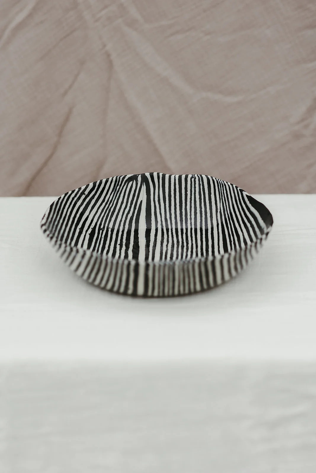 Nerikomi Salad Bowl Striped