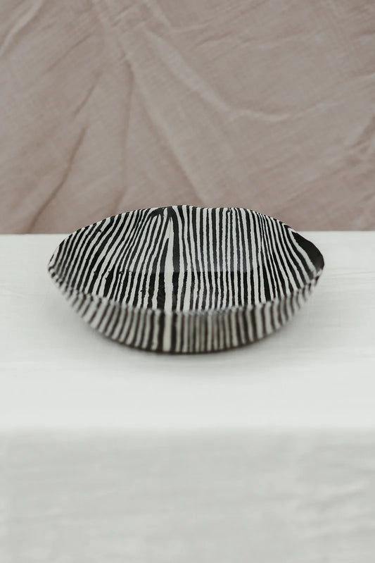 Nerikomi Salad Bowl Striped