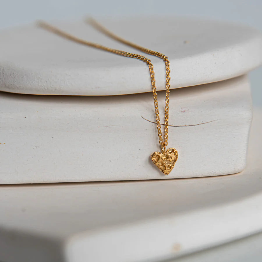 Lace Mini Heart Necklace