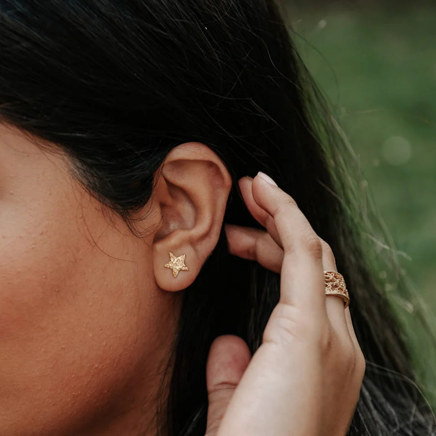 Lace Mini Stars Studs