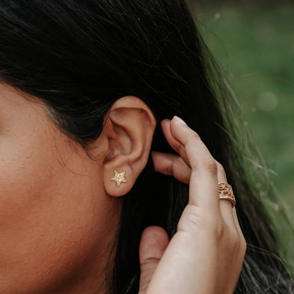 Lace Mini Stars Studs