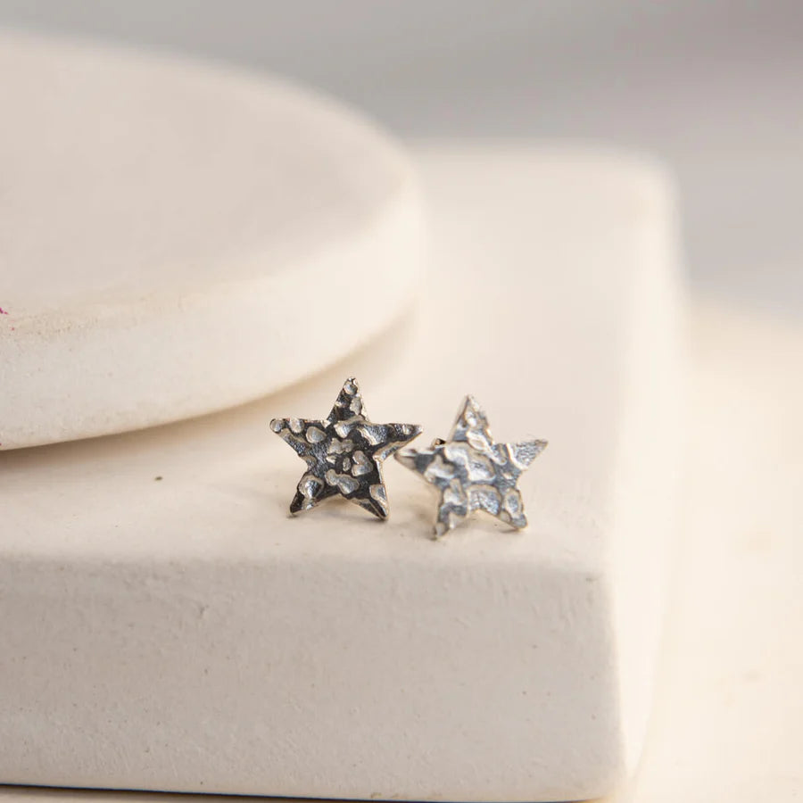 Lace Mini Star Studs