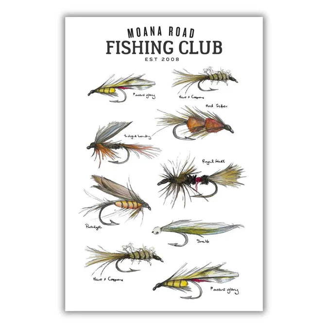 Fishing Tea Towel