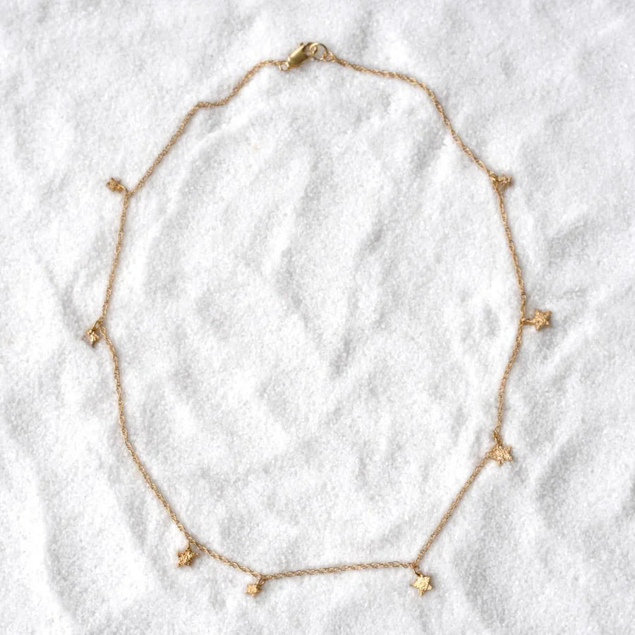 Starry Nights Necklace Gold Plated