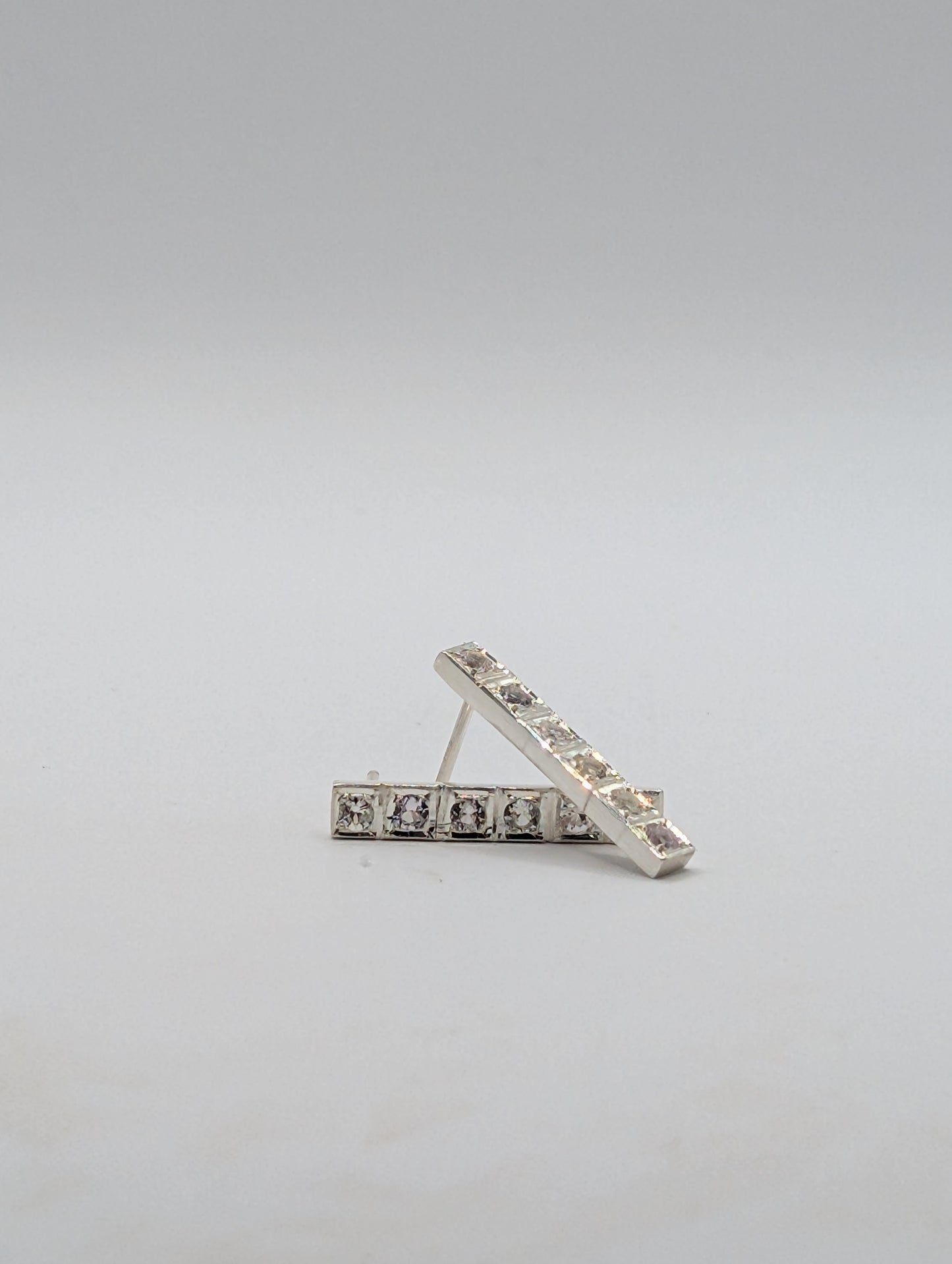 Sterling Silver Sapphire Earrings