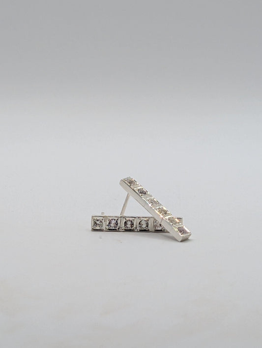 Sterling Silver Sapphire Earrings