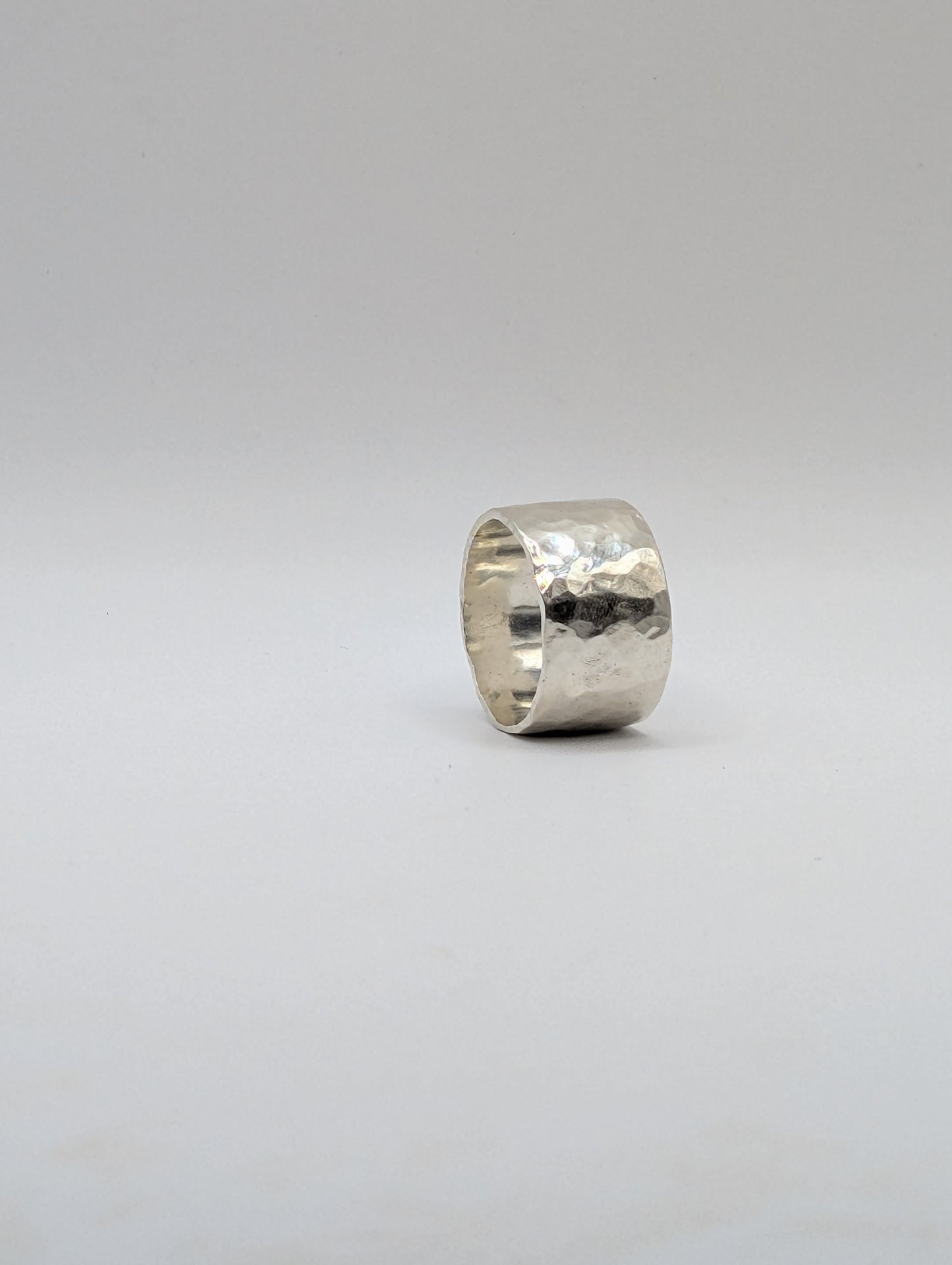 Sterling Silver Hammered Ring