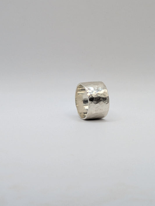 Sterling Silver Hammered Ring