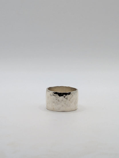 Sterling Silver Hammered Ring