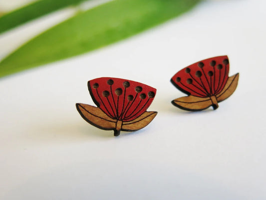 Pohutukawa Flower Earrings