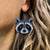 Raccoon Earrings