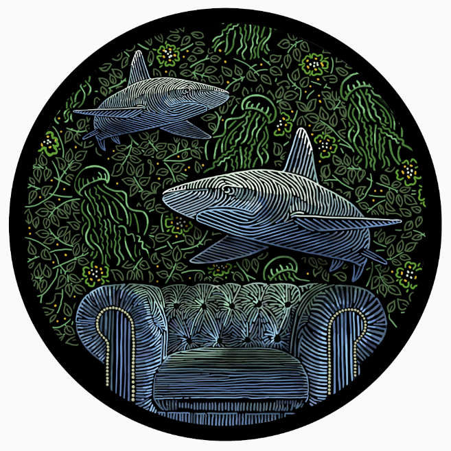 Dark and Sharky - Limited Edition Print