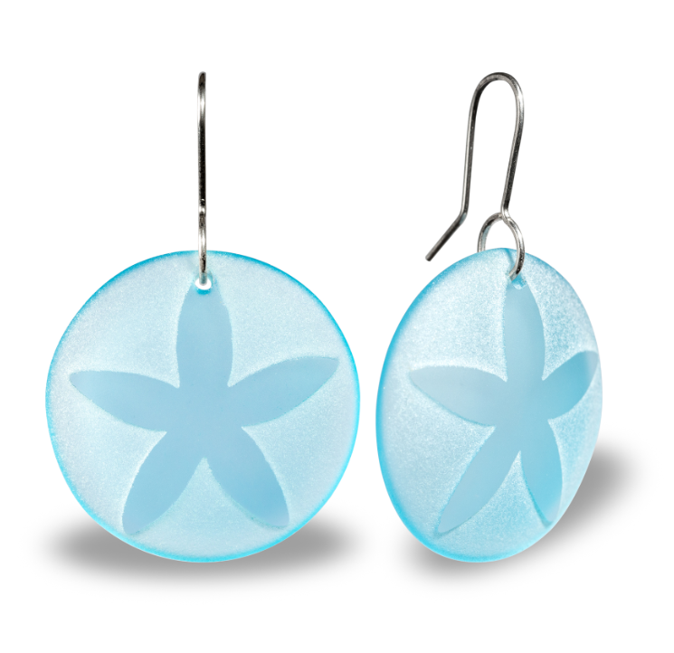 Starfish Disk Earrings