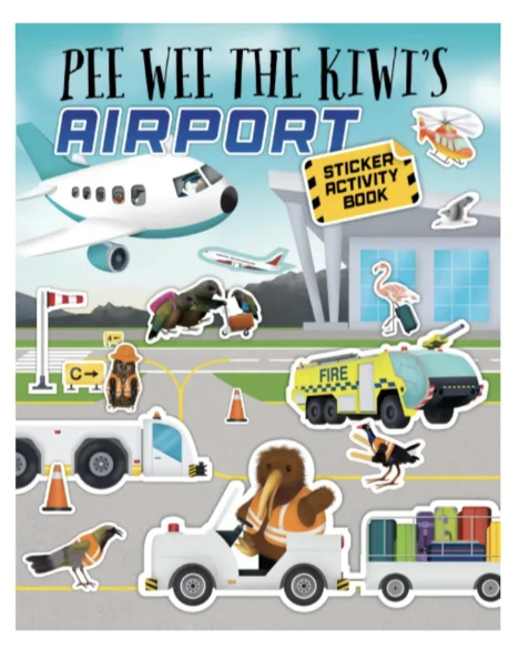 Pee Wee the Kiwi's Airport Sticker Activity Book