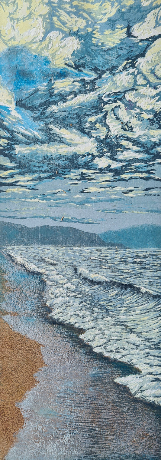 Shoreline - Woodcut