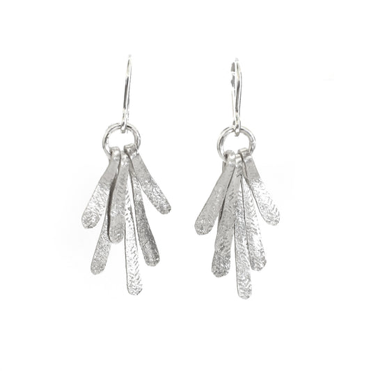 Silver Flutter Earrings