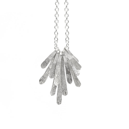 Silver Flutter Necklace