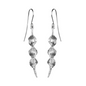 Silver Kowhai Pod Earrings