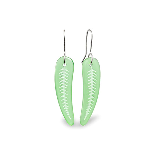 Silver Fern Earrings