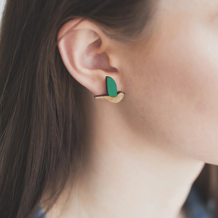 Kereru Rimu Earrings