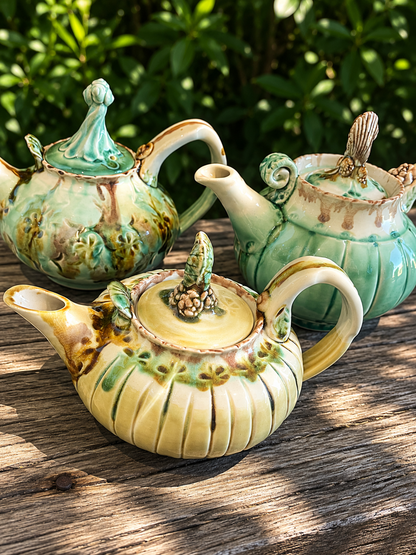 Nature Imprinted Teapot