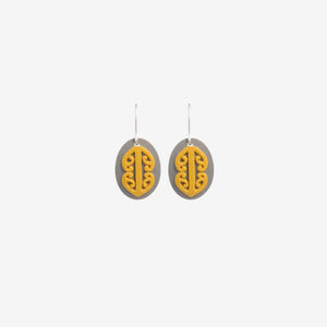 Mangopare - Small Oval Earrings