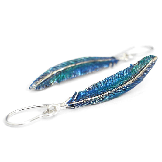 Tui Feather Earrings