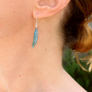 Tui Feather Earrings