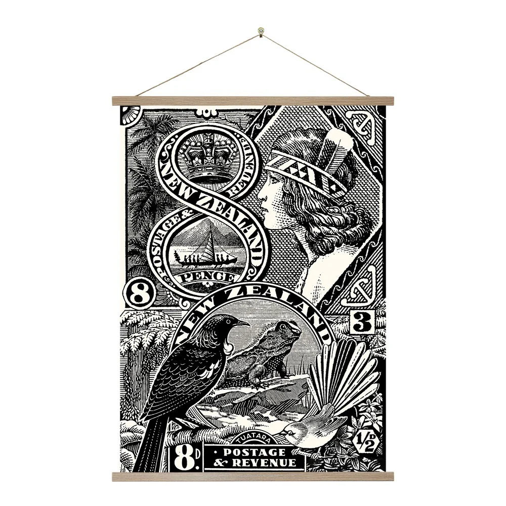 NZ Stamp Wall Chart