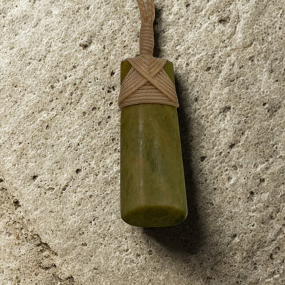Marsden Flower Toki Pounamu Pendant