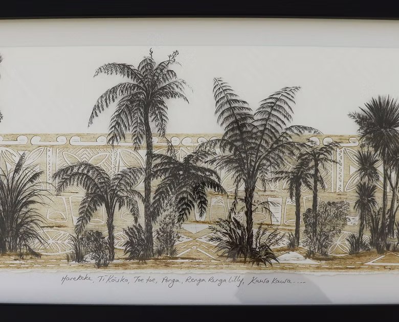 Harekeke, Ti Kouka, Toetoe, Ponga, Renga Renga Lily, Kawakawa