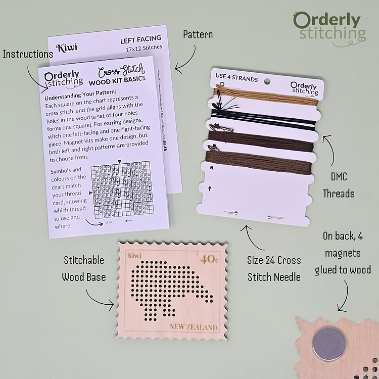 Embroidery DIY Magnet Kit