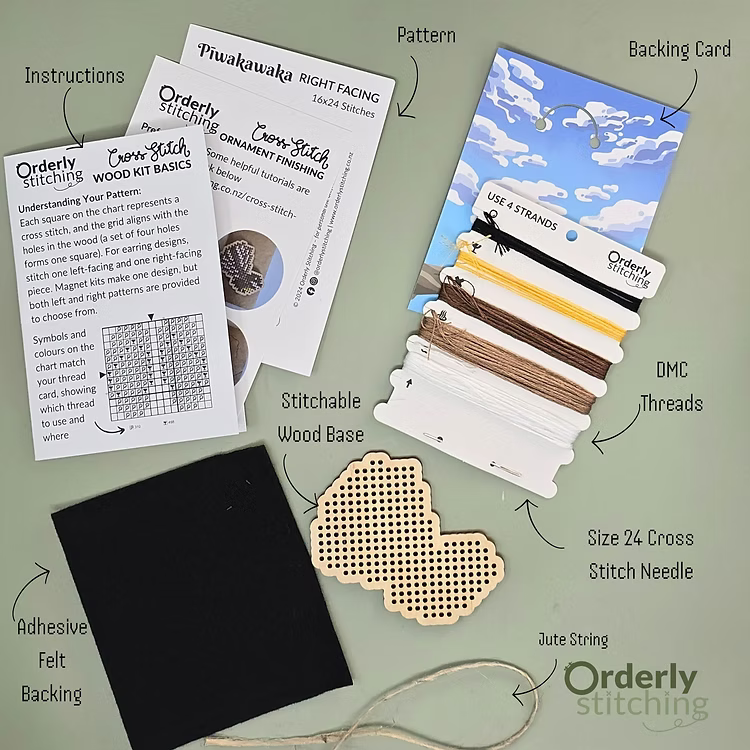 Embroidery DIY Hanging Ornament Kit