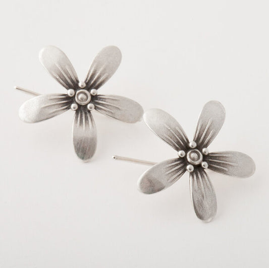 Blossom Earrings - Silver
