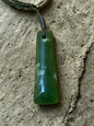 Slim Toki Pounamu Pendant