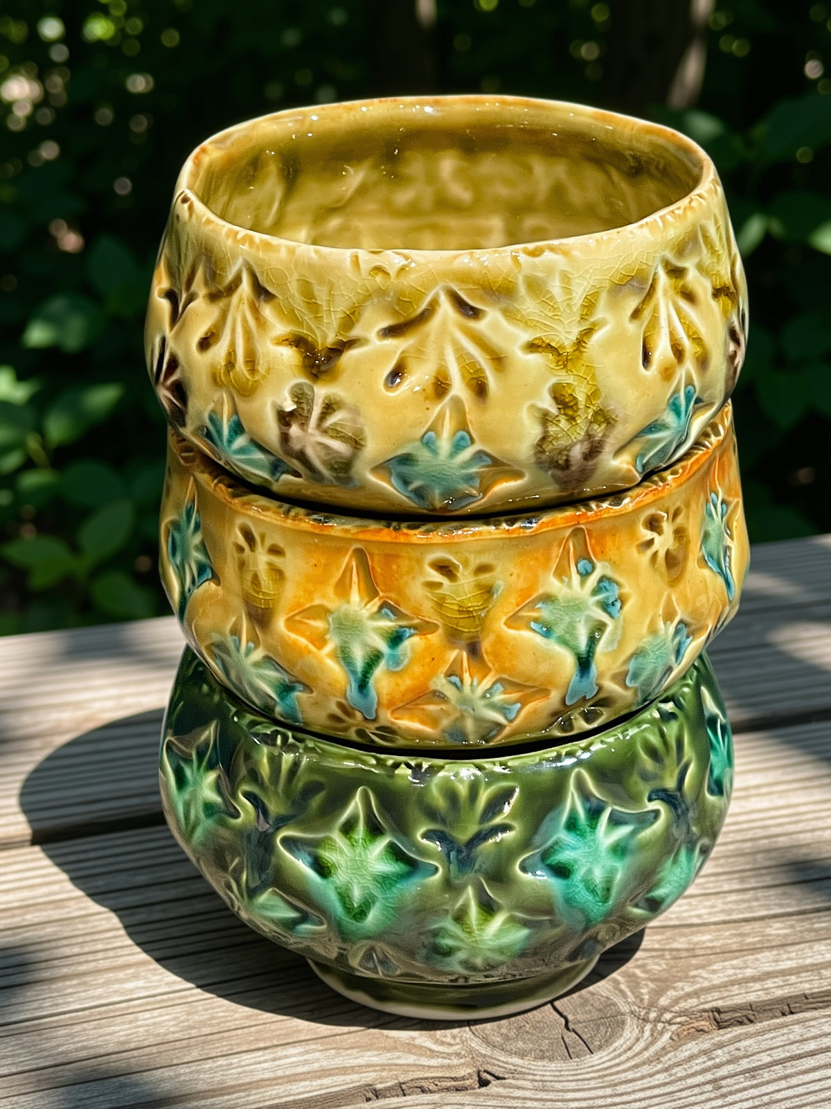 Nature Imprinted Small Bowl