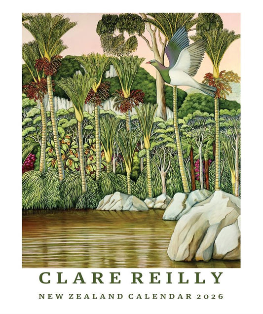 Clare Reilly New Zealand 2026 Wall Calendar