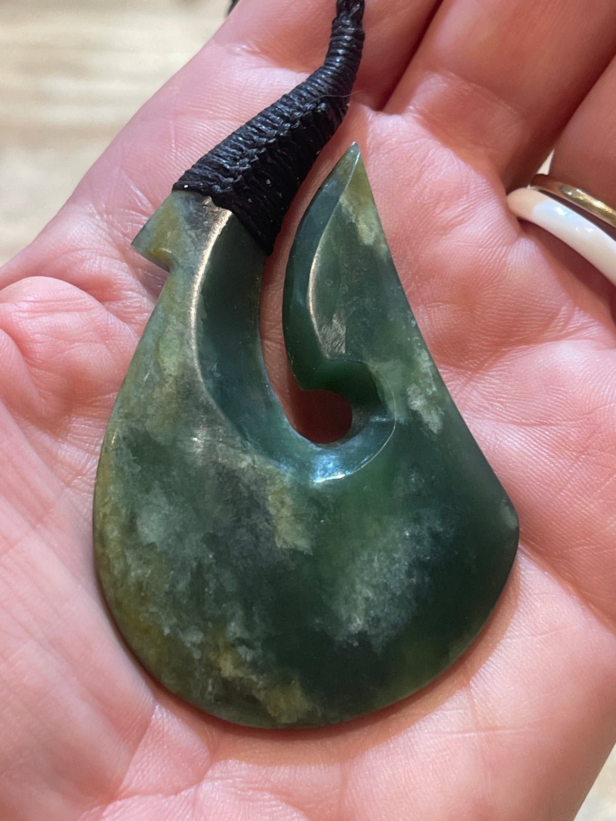 Large Hook - Pounamu