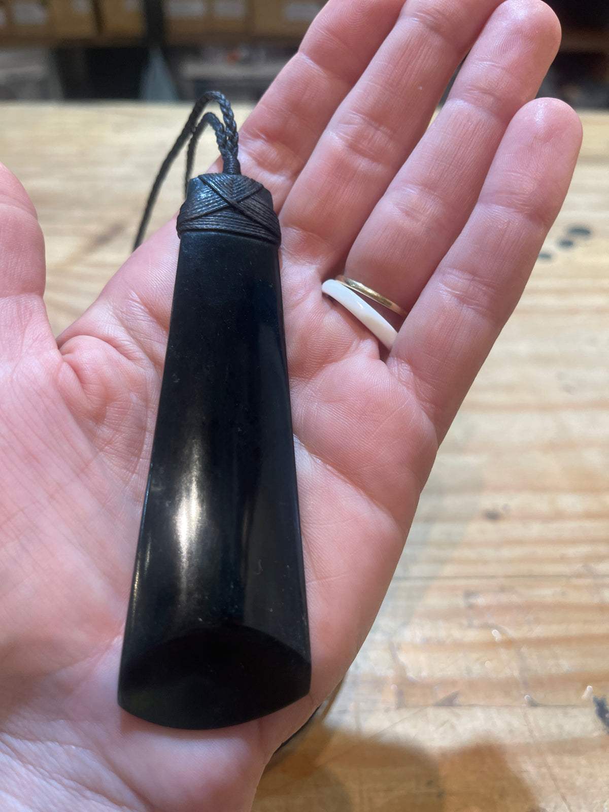 Large Toki 4 - Pounamu