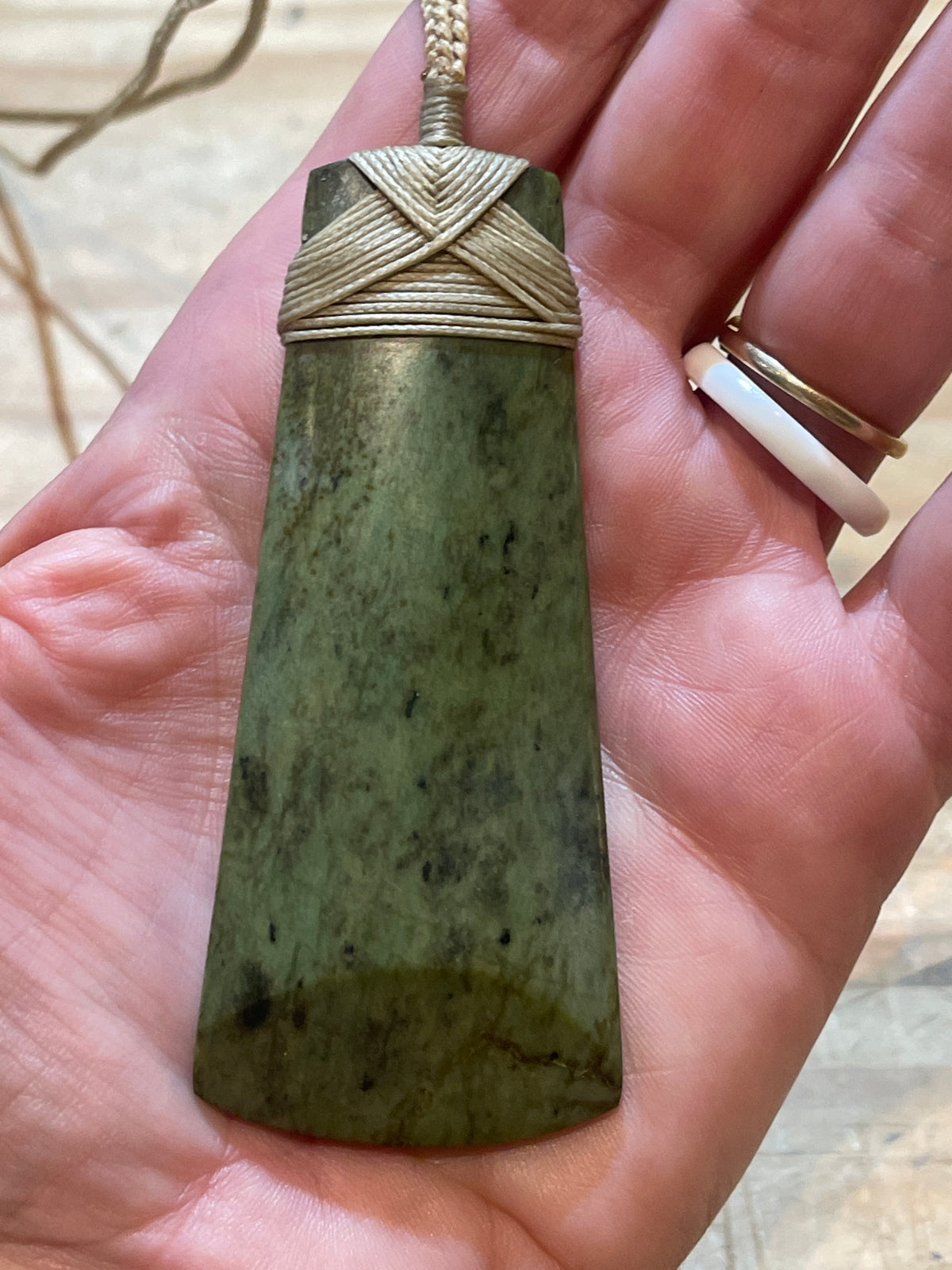 Large Toki 3 - Pounamu