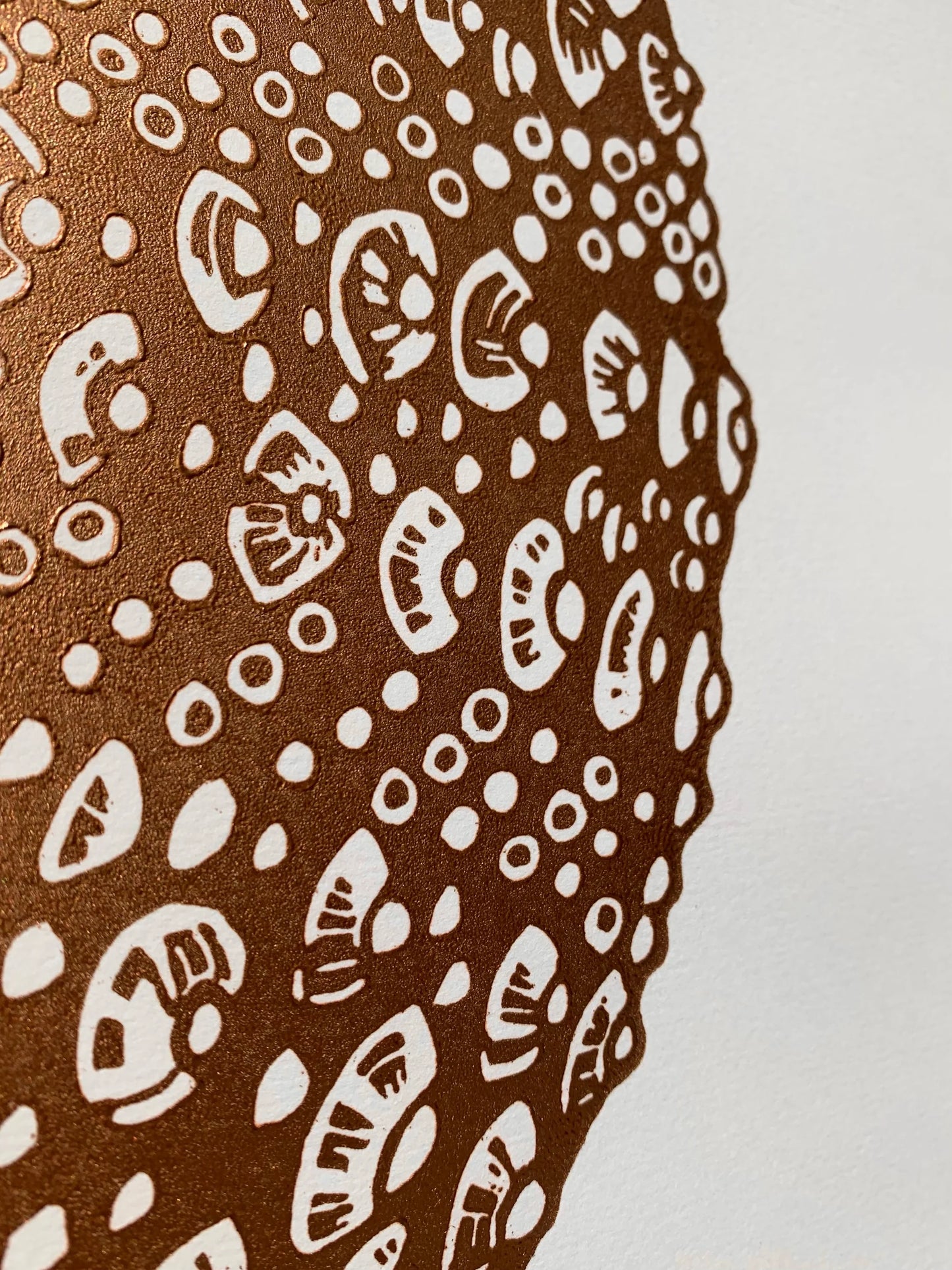 Kina - Linocut Print