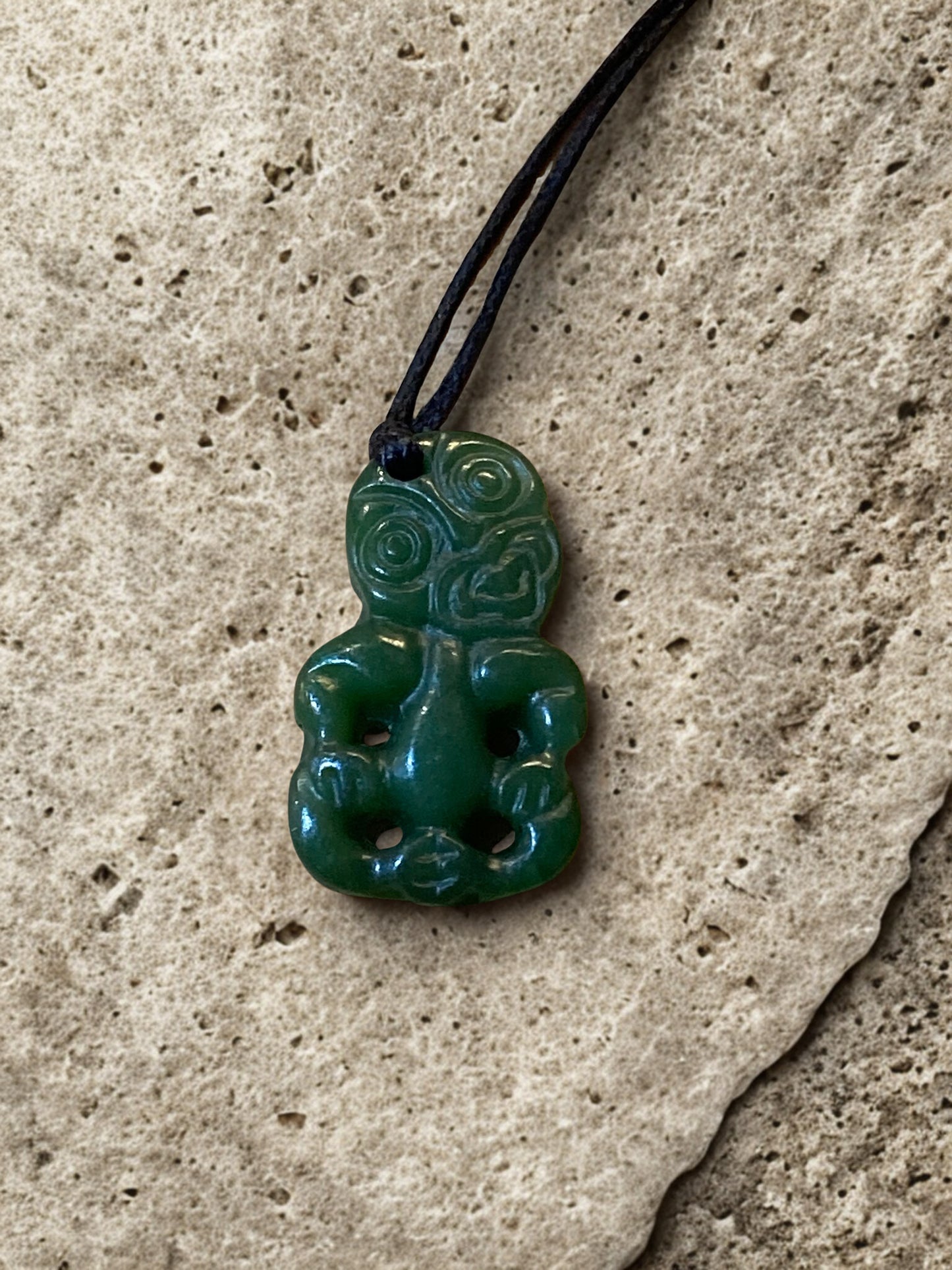 Small Hei Tiki Pounamu Pendant