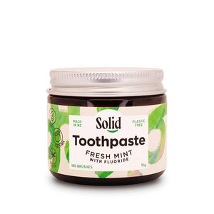 Solid Oral Care - Fluoride Toothpaste in a Jar